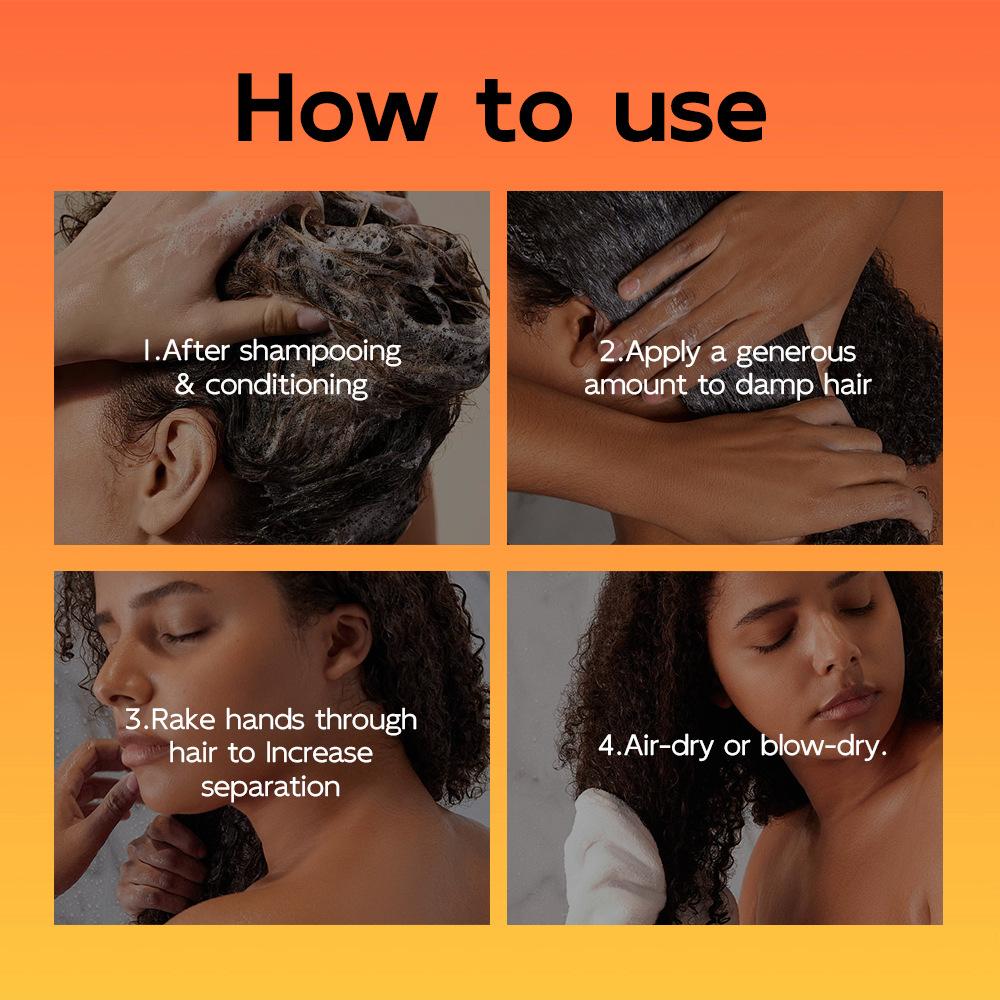 Argan Oil Curl Defining Cream - Hydrating Styling Haircare Conditioner For All Hair Types | Enhances Shine, Boosts Volume | Ideal For Dry & Frizzy Hair (Frizz Control & Moisture Lock)