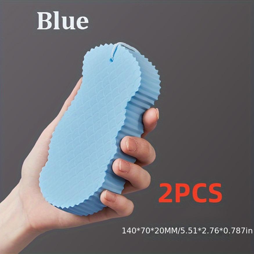 New 1/2pcs Magic Sponge Bath Sponge Body Dead Skin Remover Exfoliating Massager Cleaning Shower Brush Exfoliant Exfoliating Tool