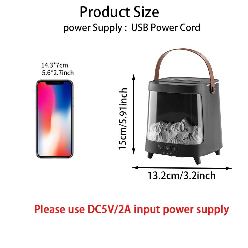 1 piece Aurora Aromatherapy Diffuser, Essential Oil Fragrance Humidifier with Remote Control, 7 Colors LED Light and 2 Atomization Modes, Timer, Suitable for Home, Living Room, Bedroom, Holiday Decoration, Winter Christmas Gift