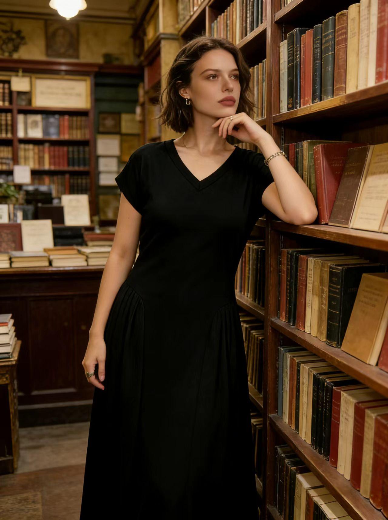 Solid Color Fashion Plus Size Short Sleeve Dress, Stylish Casual Wear for Women, Comfortable and Trendy Summer