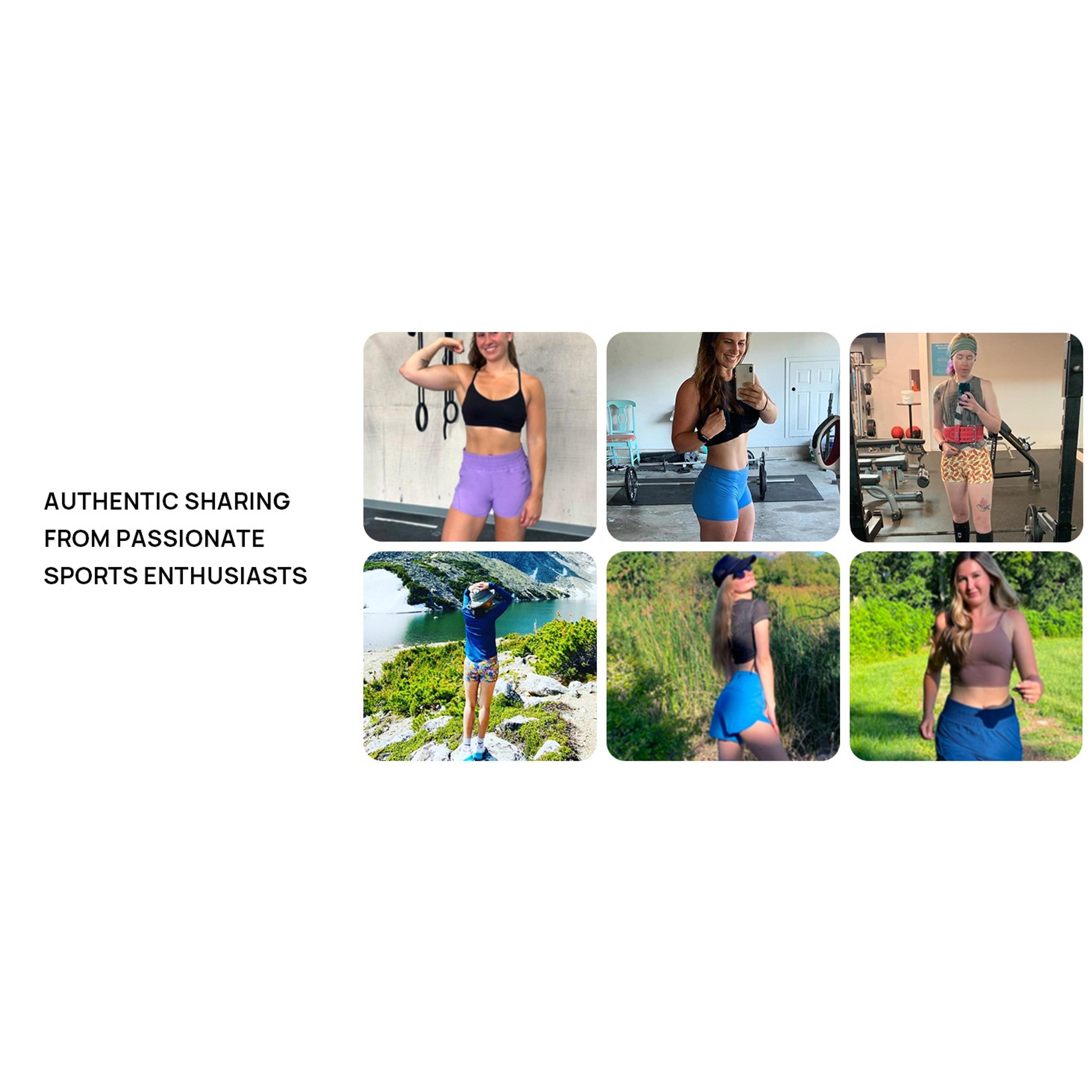 Women's 3" Lightweight Running WOD Volleyball Shorts with Mesh Liner and Zip Pocket Workout AthleticGift