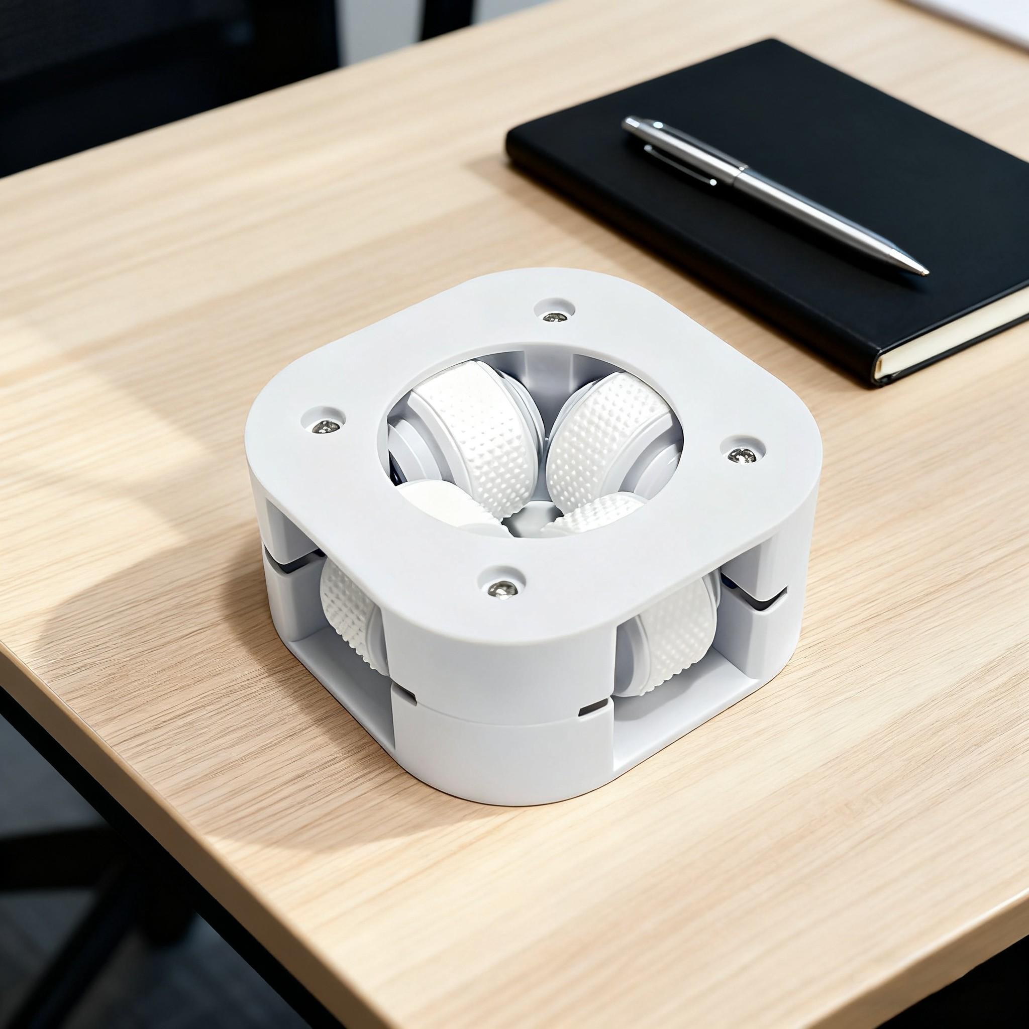 Manual Finger Massager, Four-Wheel Office Massage Tool, Multi-Functional Muscle Relief, Essential for Typing, No Battery Required