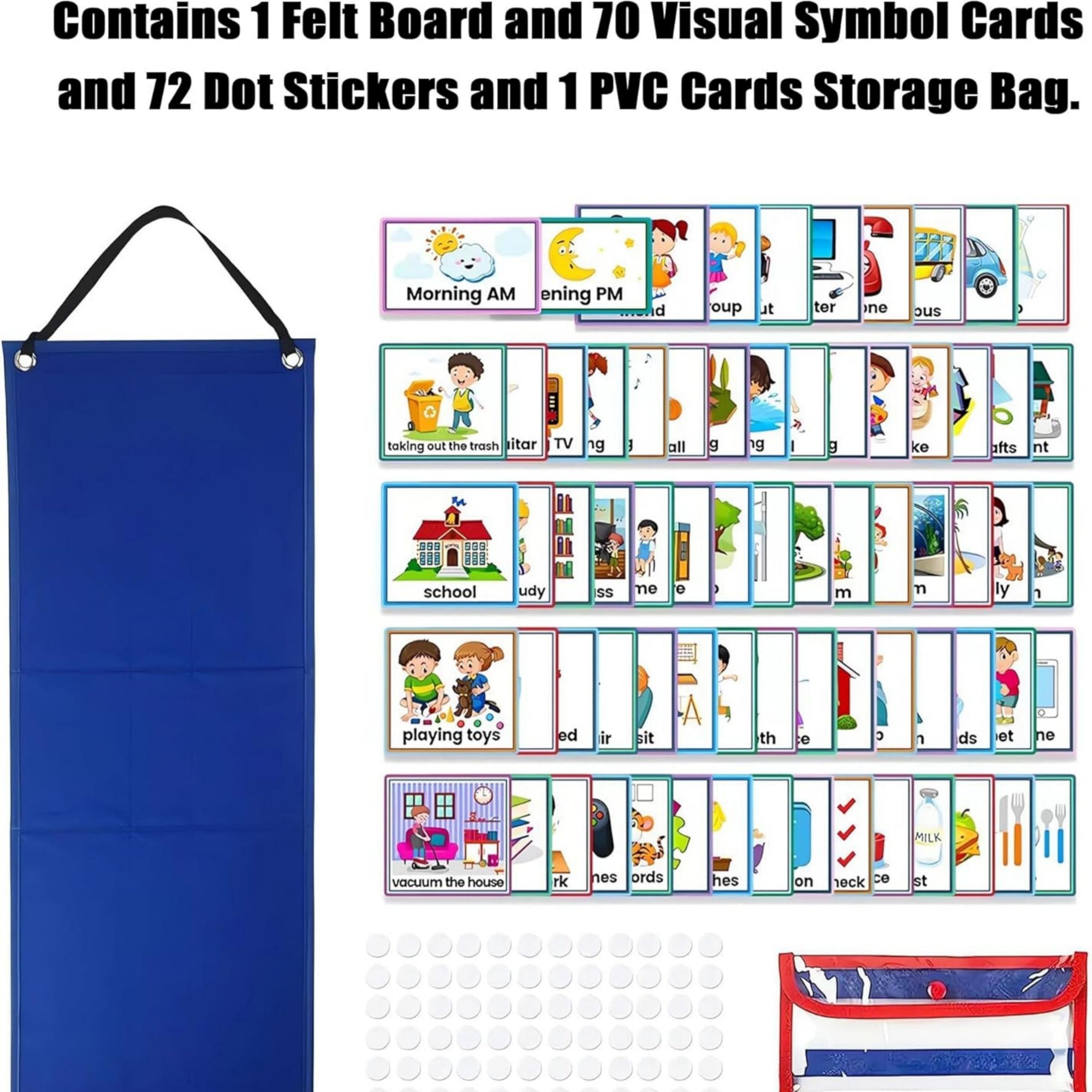Visual Schedule Board, Autism Learning Materials, Special Education ...