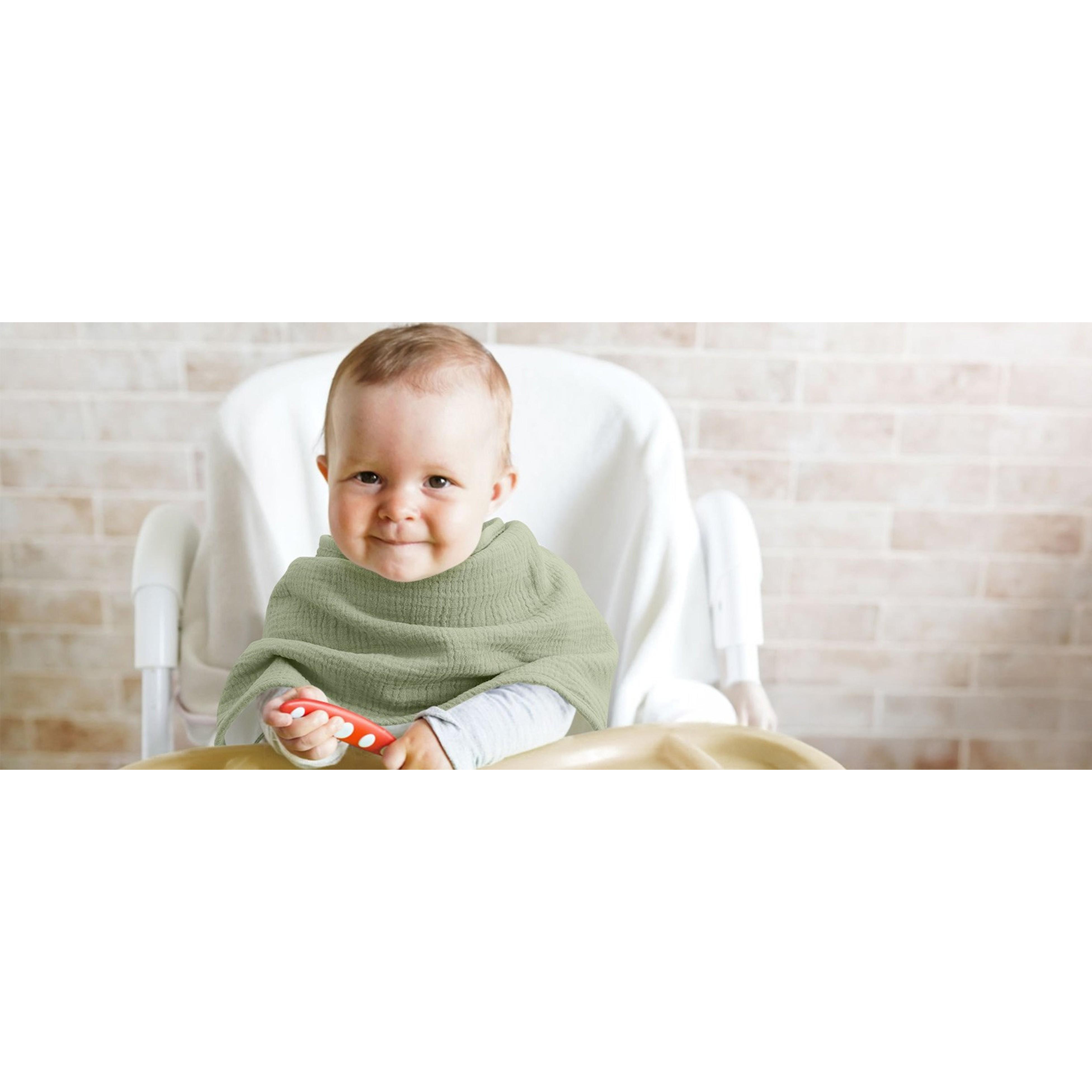 Muslin Burp Cloths, 100% Cotton Baby Burping Cloths, Large Extra Soft Absorbent for Unisex Newborn Boys and Girls, 20x10in, 6 PackGift