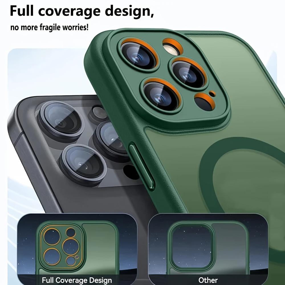 High Quality Translucent Matte Back Phone Case, for IPhone 17 16 15 14 13 12 11 Pro Max 16 15 14 Plus Upgraded Full Camera Protection, Shockproof and Drop-proof Phone Case, Casing