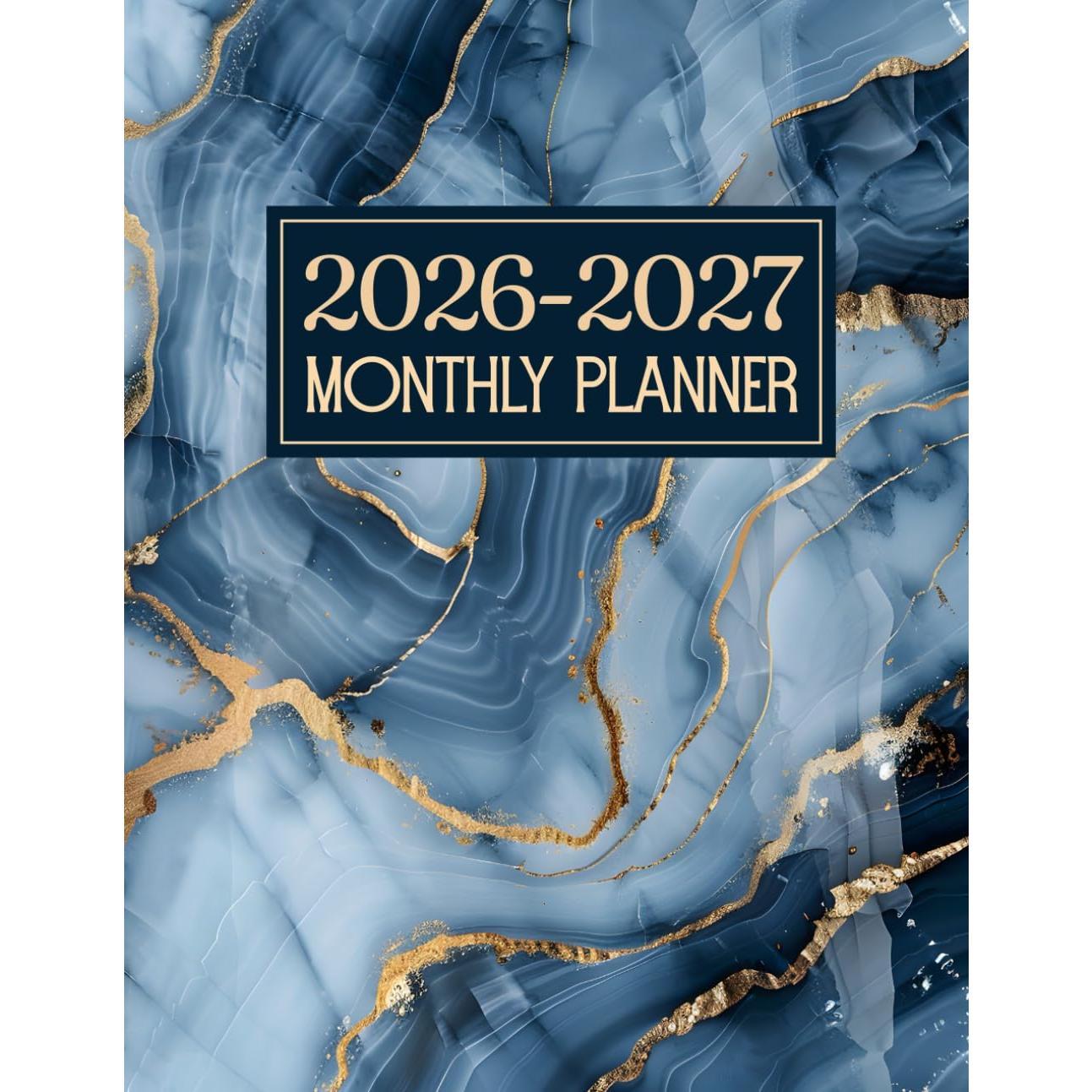 2026-2027 monthly planner: 2  from Jan 2026 - Dec 2027 - Paperback