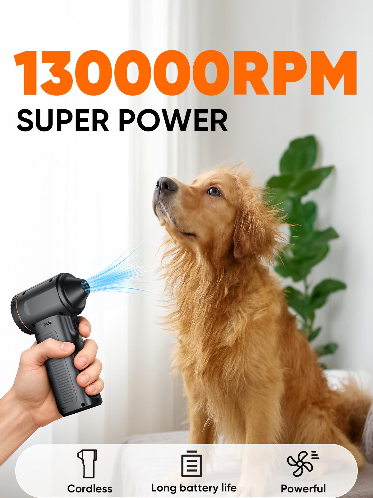 #TikTokShopSpringGlowUp F11 SHEKAR Electric Air Duster, Compressed Air Blower Gun, Adjustable Gears, Rechargeable Cordless, Mini Turbo Jet Fan for Keyboard, PC, Car, Home & Outdoor Cleaning Powerful Portable