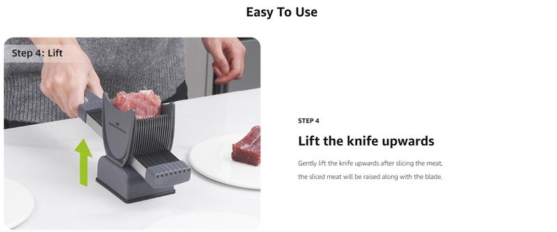 【ONCE FOR ALL】 Meat Slicer Cleaver Kitchen Knife Set For Meat Slicing Shredding