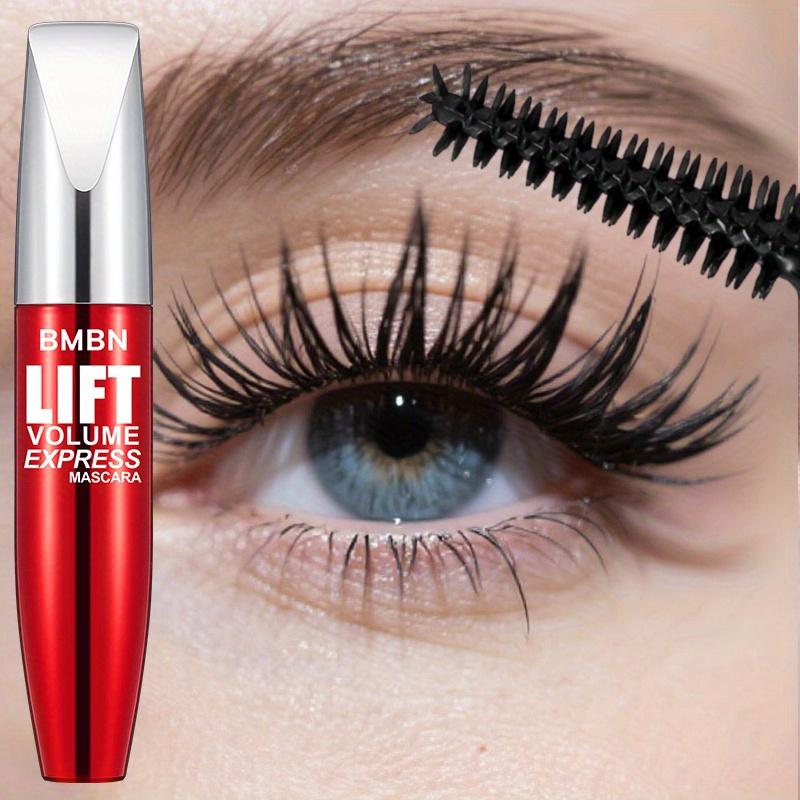 4D Volumizing Waterproof Mascara, Long-Lasting Black, Smudge-Proof & Clump-Free for Volume & Length