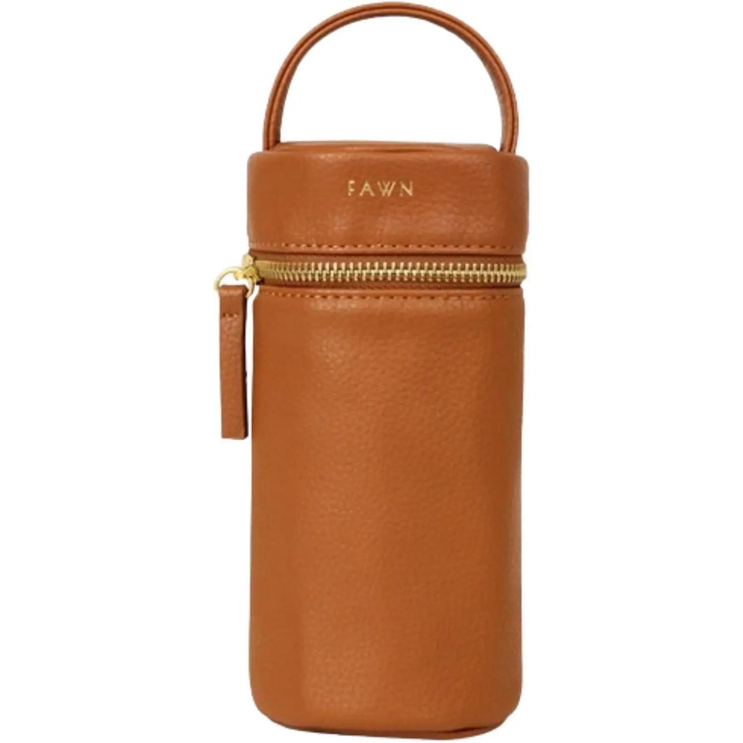 The Bottle Bag, Insulated Bottle Bag for Daycare, Travel and More, Premium Matte Faux Leather Insulated Bag, Cooler Bag Fits Most Standard Bottle Sizes, 4x3.5x7.5 inches