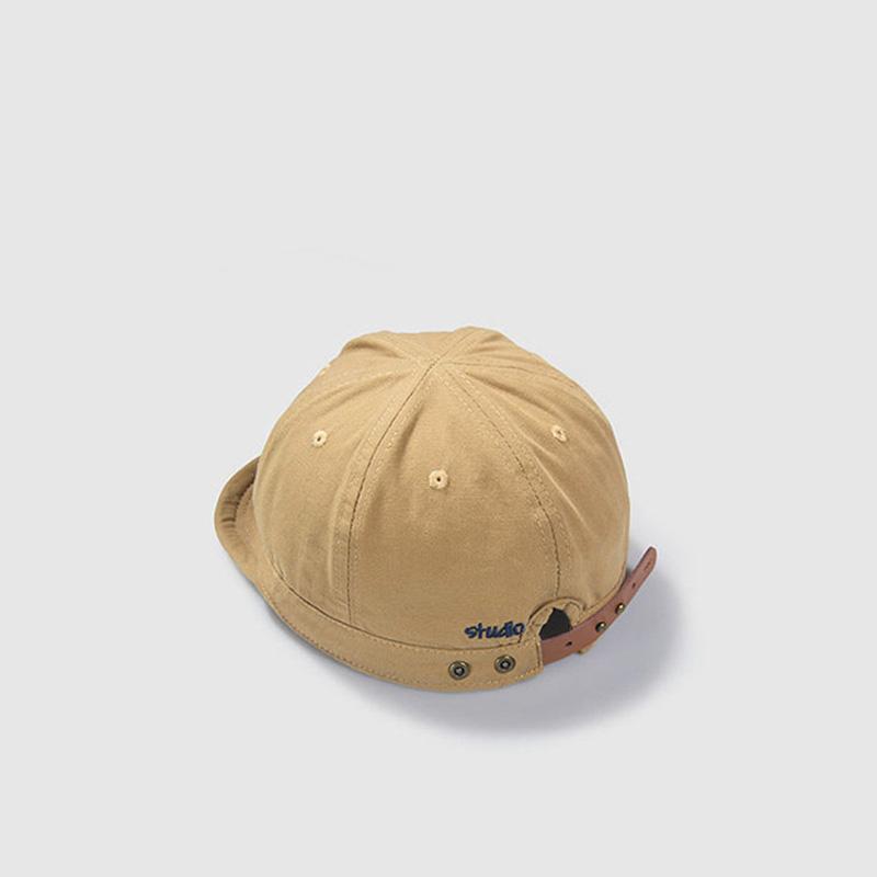 Hong Kong–style short-brim baseball cap; soft-brim slightly curved ...