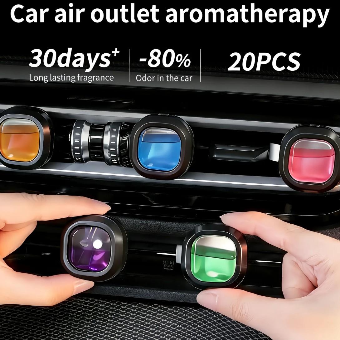 Car Air Freshener Clip, Long-Lasting Car Freshener, 0.14 Oz, 30-Day Odor Eliminator, Vent Clip for Cars, Effective Air Freshening Solution