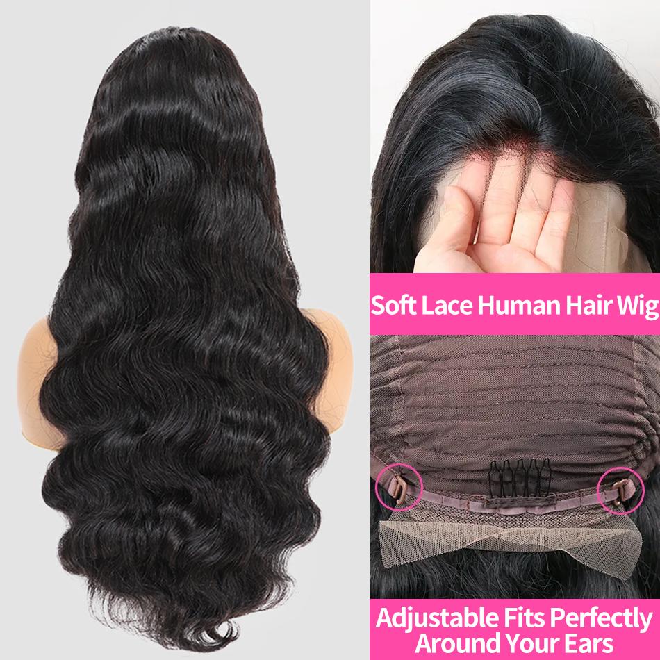 Invisi Strap HD 360 Full Lace Wig Human Hair Body Wave 360 Lace Frontal Wig Drawstring Snug Fit Glueless Wig Preplucked 13x6 Transparent Lace Front Wig 180 Density Summer Refreshing Hairstyle Invisi Strap HD 360 Full Lace Wig Human Hair Body Wave 360 Lace Frontal Wig Drawstring Snug Fit Glueless Wig Preplucked 13x6 Transparent Lace Front Wig 180 Density Summer Refreshing Hairstyle