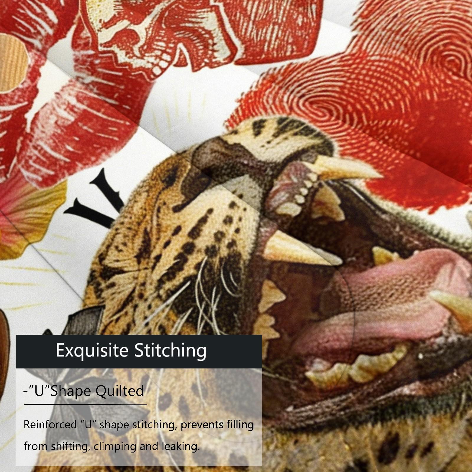 2/3 Pcs Trendy Leopard Print Comforter Set, Fluffy Soft Breathable All Season Bedding, Luxury Modern Bedroom Decor, Perfect Gift for Leopard Print Enthusiasts, With Filling (Pillow Insert Not Included)