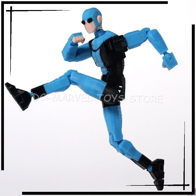 New In Stock 3d Printed Invincible Boy Stripe Mark Light Blue Mark Dummy13 T13 Multi-Jointed Shapeshift Action Figure Toys