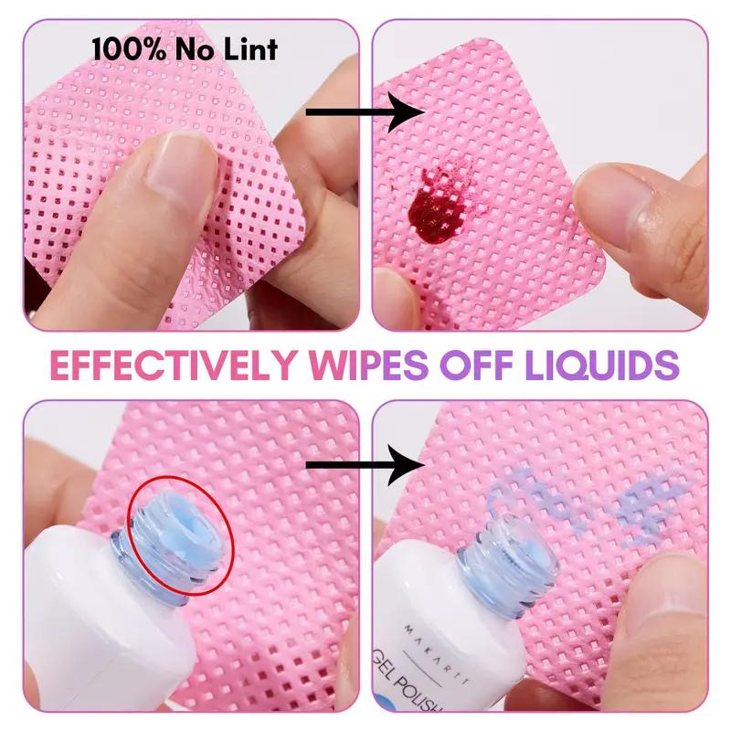 Pink Lint Free Nail Wipes for Gel NailPolish Remover,300pcs Super Absorbent SoftNail Wipes Gel Pads for Eyelash ExtensionsRemover, Nail Prep, Cleaning Glue, Lint FreeCotton Pads Cleanser Nail Care ManicureCleansing Salon Sanitizer Pink Lint Free Nail Wipes for Gel NailPolish Remover,300pcs Super Absorbent SoftNail Wipes Gel Pads for Eyelash ExtensionsRemover, Nail Prep, Cleaning Glue, Lint FreeCotton Pads Cleanser Nail Care ManicureCleansing Salon Sanitizer