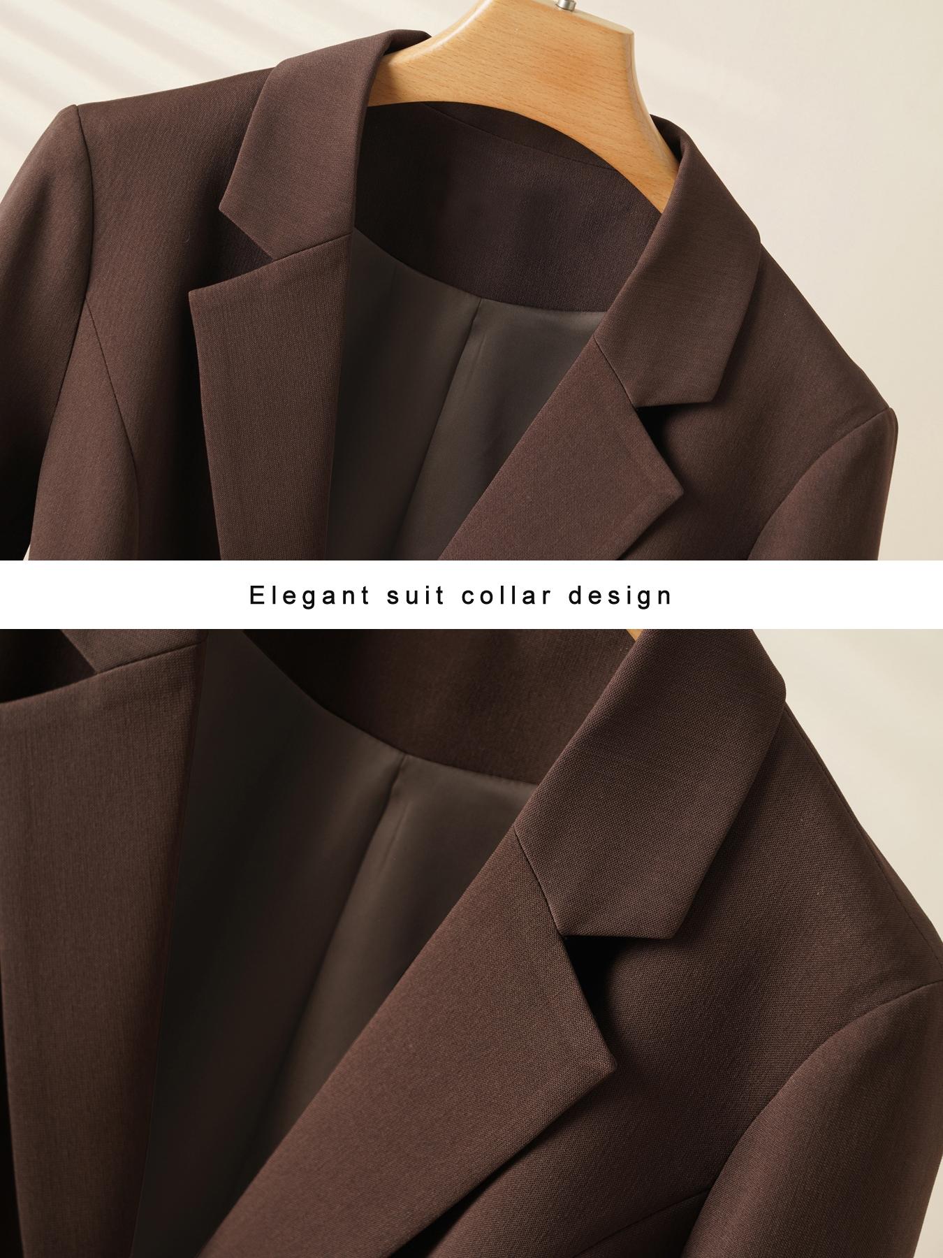 Women's Fashion Blazer Jacket, Professional Office Wear, Stylish Ladies Suit Coat, Elegant Workwear Outerwear for Women