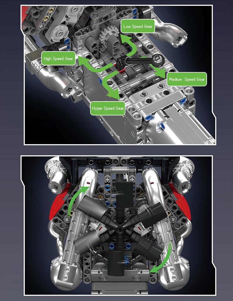 Mould King 10203 V8 Engine Engineering Car Motor Model Building Block STEM DIY Gift Adult Kid Toy Set 1169 Pcs springtok Mould King 10203 V8 Engine Engineering Car Motor Model Building Block STEM DIY Gift Adult Kid Toy Set 1169 Pcs springtok