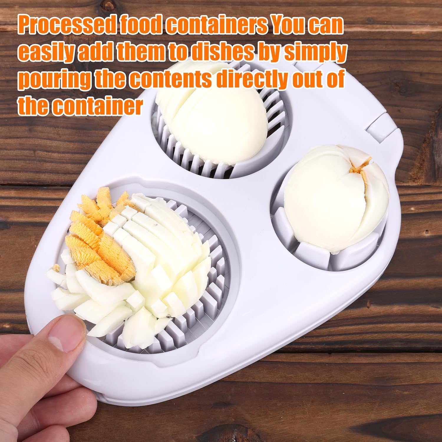 3-in-1 Egg Slicer with Cleaning Brush, 3 Slice Modes Egg  Stainless Steel Dicer Multipurpose Kitchen  Utensil for Hard Boiled Eggs Strawberry Tomato Butter Mushroom