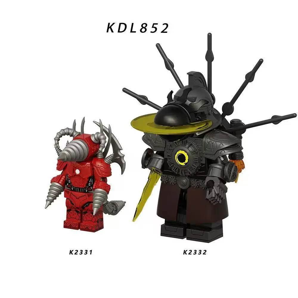 2026 Hot selling toys KDL852 Skibidi Toilet Man Anime Cartoon Bricks Dolls Titan Drillman Clock Man Speakerman TV Man Mini Toy Figures Building Blocks Internet-famous toy