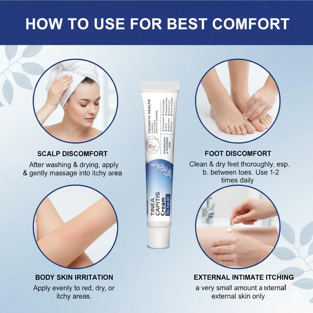 Sumifun antibacterial antipruritic cream, tea tree essential oil + natural formula, can cure tinea capitis and fungus Treatment Antifungal