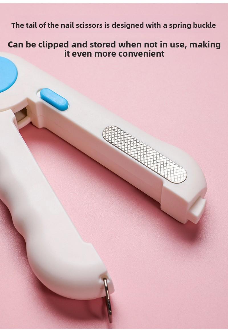 New Viral LED Pet Nail Clippers, Anti-quick Nail Grinder, Dog & Cat Nail Cutter, Pet Grooming Supplies