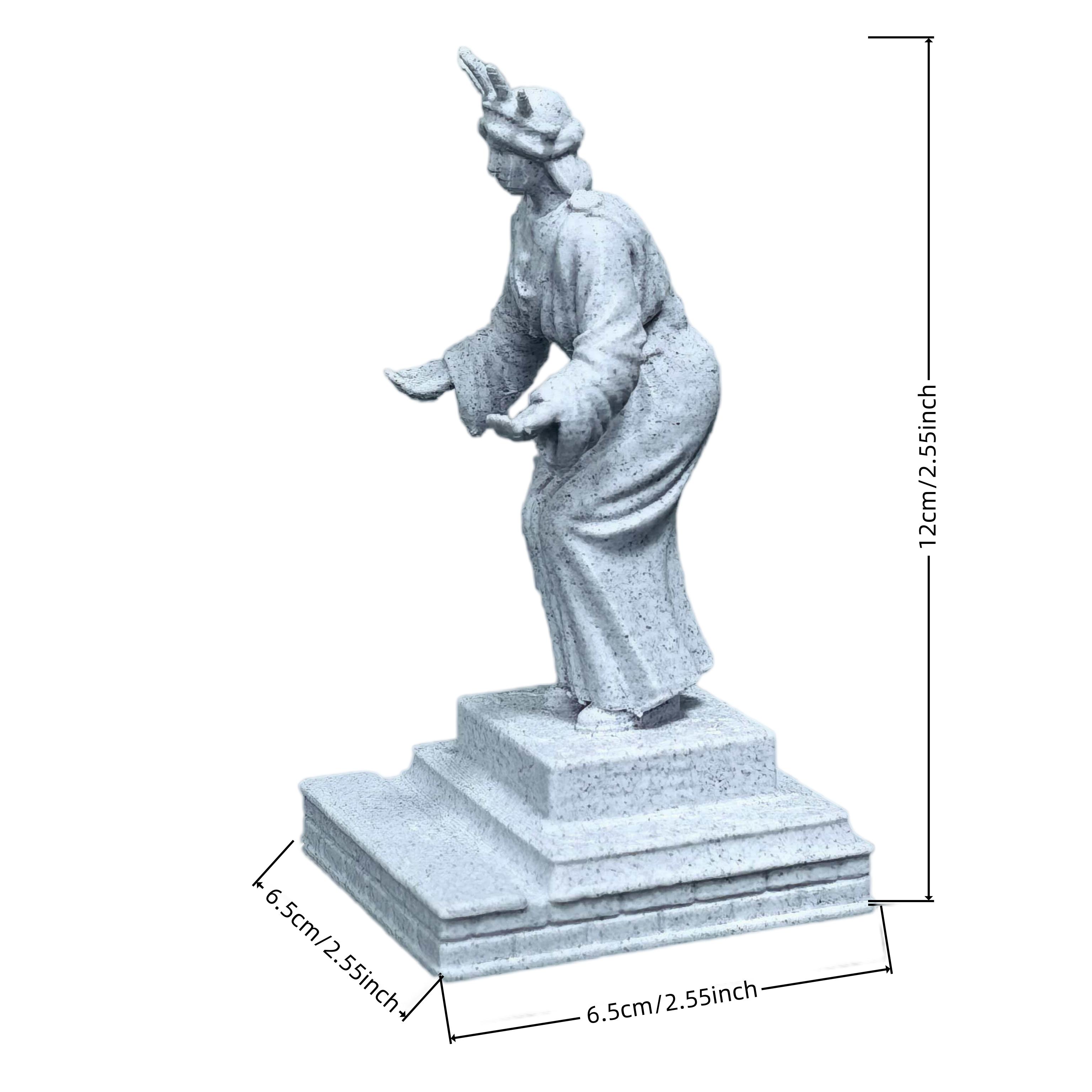 Creative 3D Printed Statue of Liberty Pen Holder, Pla Eco-Friendly Material, Desk Decor Gift, Office Learning Essential, Unique Stylish Item