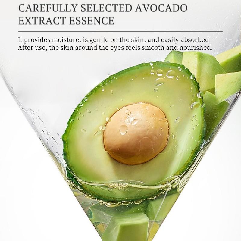 Avocado Eye Mask, Hydrating and Firming, Deep Nourishment, Youthful Look, Essential for Late Nights, Single Item Balm