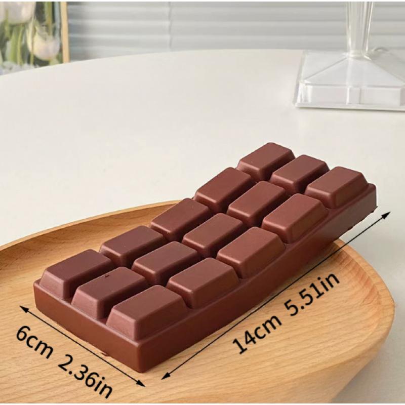 Super Soft Finger-Absorbing Chocolate Bar Squishy, Slow Rebound, Simulation Food, Stress Relief, Squeeze Toy, Perfect for Relaxation