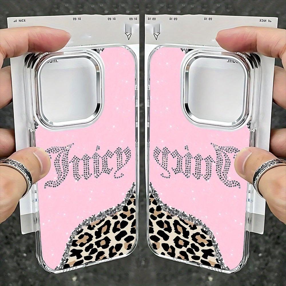 Metal Transparent Creative Juicy Pattern Anti-Drop Soft Case for iPhone 11/12/13/14 Pro Max/15 Pro/16 Plus/16 Pro Max, Tpu Material