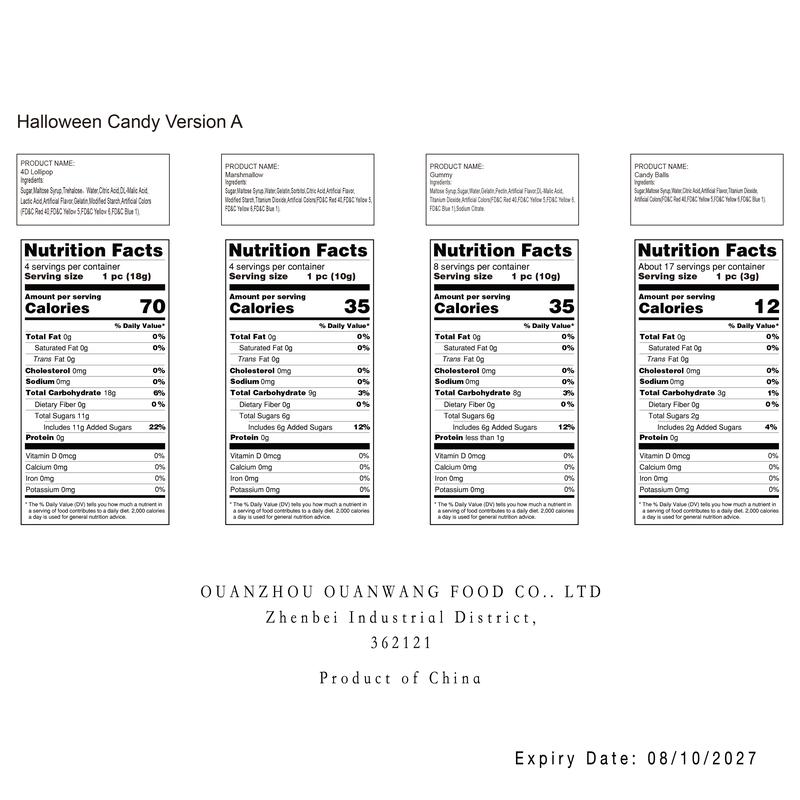 Christmas Candy Gift box set, 4D Lollipop Marshmallows Gummies , Various mixed candies  party favors, Creative Ghost  pumpkin bat, High-appearance snacks, For Kids/Children,Besties,Little friends,Boyfriends and Girlfriends gift 8.57 OZ (33 Count)