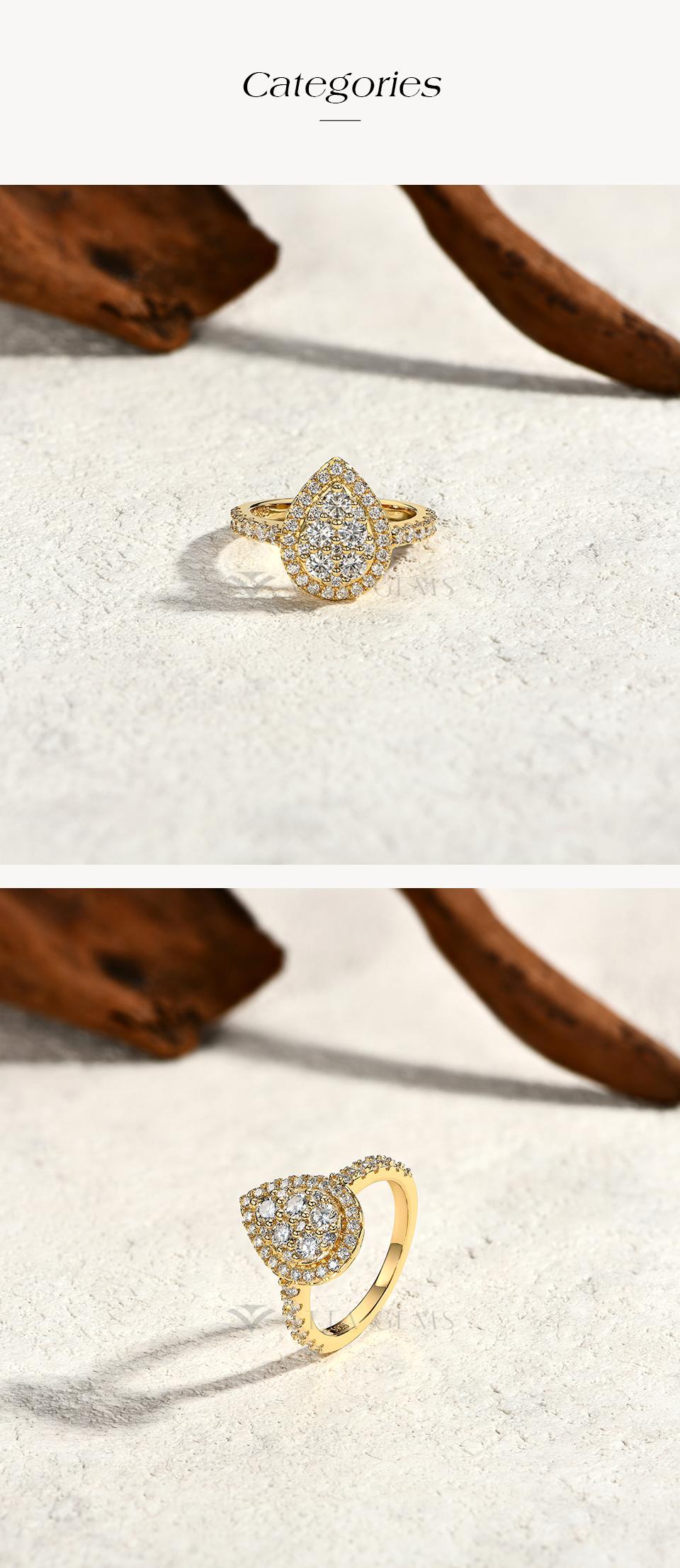 3.0mm Brilliant D Color VVS1 Clarity Synthetic Moissanite Jewelry Ring Wedding Ring Daily Replacement Ring Engagement Anniversary Gift R256