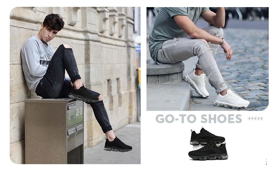 Men's Casual Mesh Lightweight Breathable Running Shoes for Treadmill Wear, Comfortable Fashion Sporty Sneakers, Sports Walking Training Shoes for Daily Wear