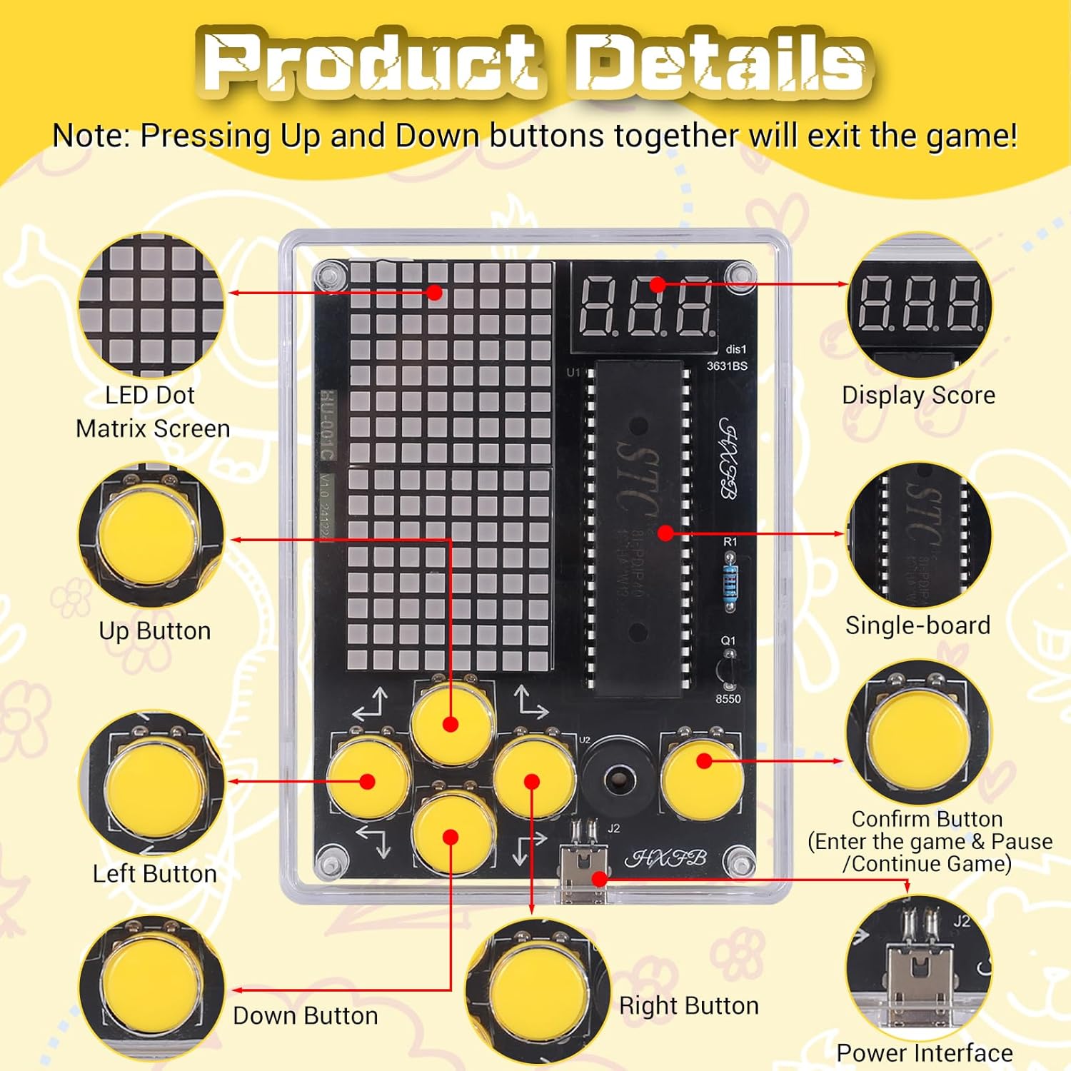 DIY Electronic Soldering Kit, Multi-Function 7-in-1 Hands-On Electronics STEM Kit, Soldering Practice for Students