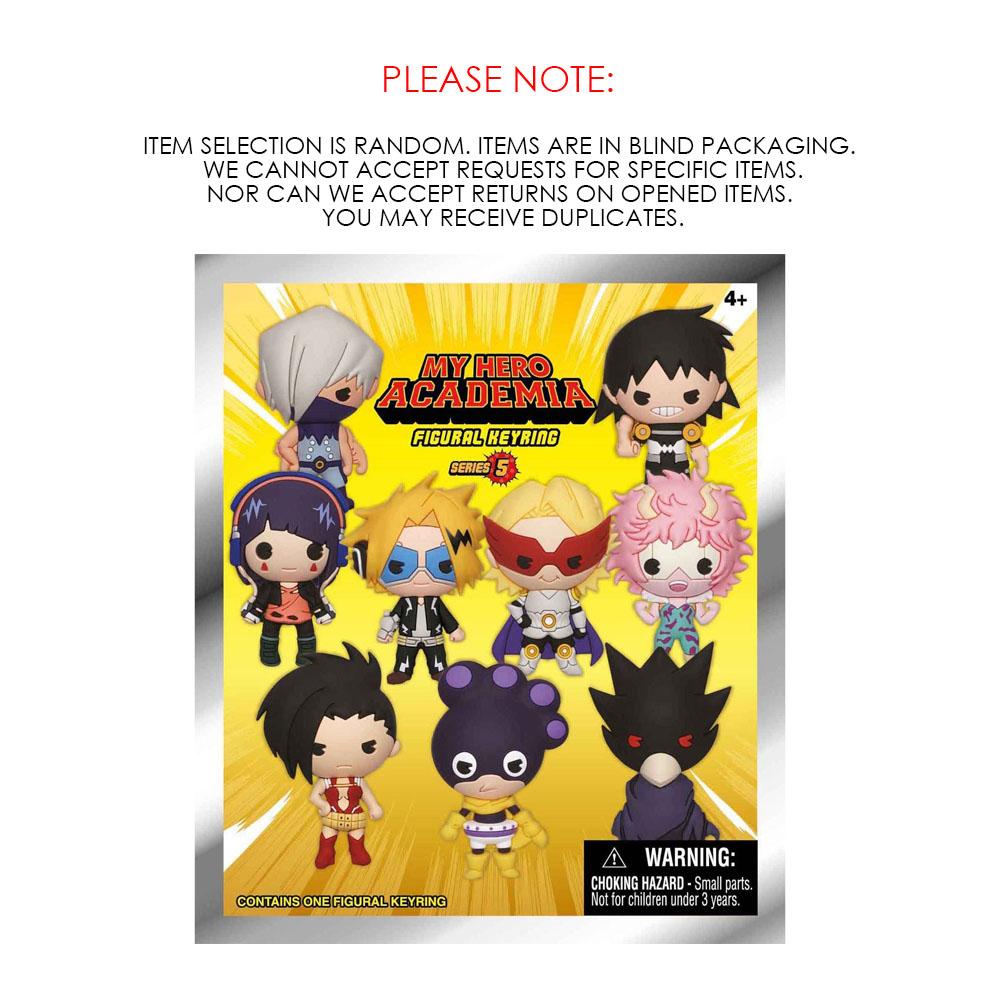 MY HERO ACADEMIA Officially Licensed 3D Anime Character Series Mystery Blind Bag Clip Keychain Random One Momo Yaovorozu and Fumikage Tokoyami or Other Characters for Mom Friend Anniversary Birthday Gifts