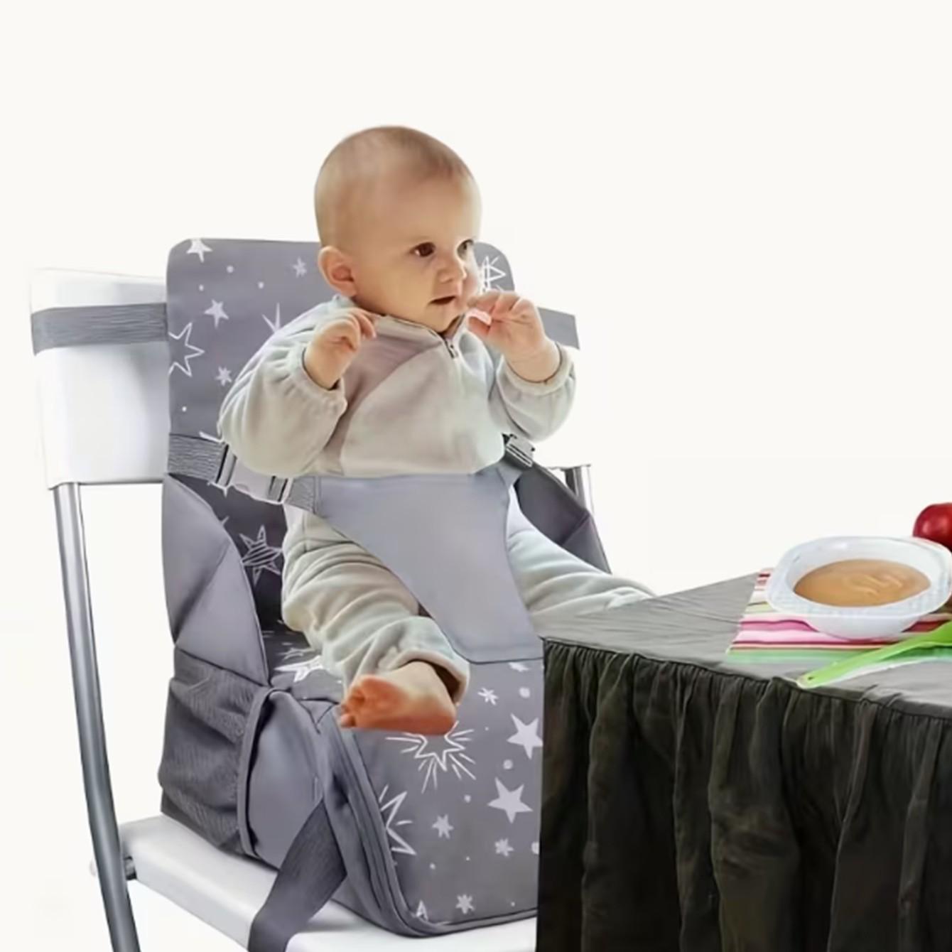 Multifunctional Large Capacity Shoulder Bag for Moms, Portable Travel Bag with Baby Seat Function, Table Chair Option