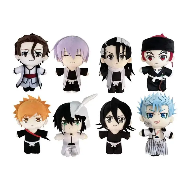 20cm Bleach Plush Grimmjow Abarai Renji Aizen Sousuke Ichimaru Gin Kuchiki Byakuya Stuffed Kawaii Doll Birthday Gift Popular toys 2026 Hot selling toys