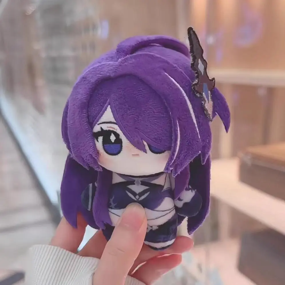 10cm Honkai Star Rail Raiden Bosenmori Mei Plushie Toys Anime Acheron Herta Plush Keychain Pendant Stuffed Decorative Dolls Gift