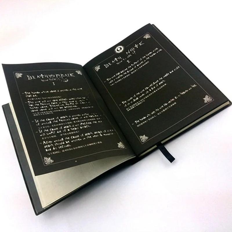 Anime Death Note Notebook L Necklace Feather Pen Set Collectable Journal Book Death Note Notepad