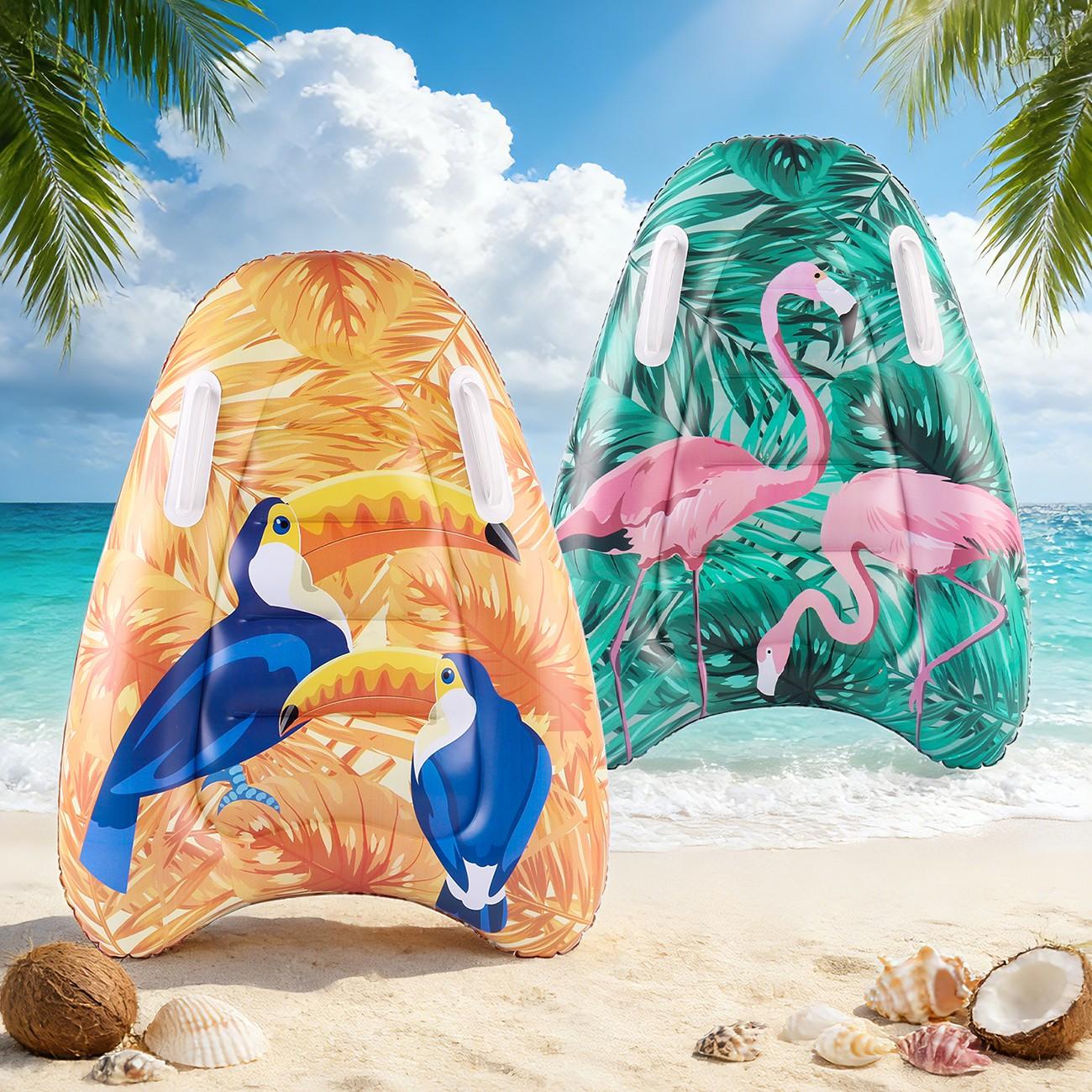 Portable Inflatable Surfboard for Swimming, Water Sports, Beach, Pool, Vacation, Ideal for Surfing and Waterskiing