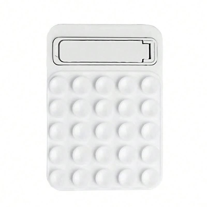 Silicone Suction Cup Phone Stand, Adjustable Holder with Metal/rubber Base, Foldable Neck Tube, Compatible with iPhone & Smartphones