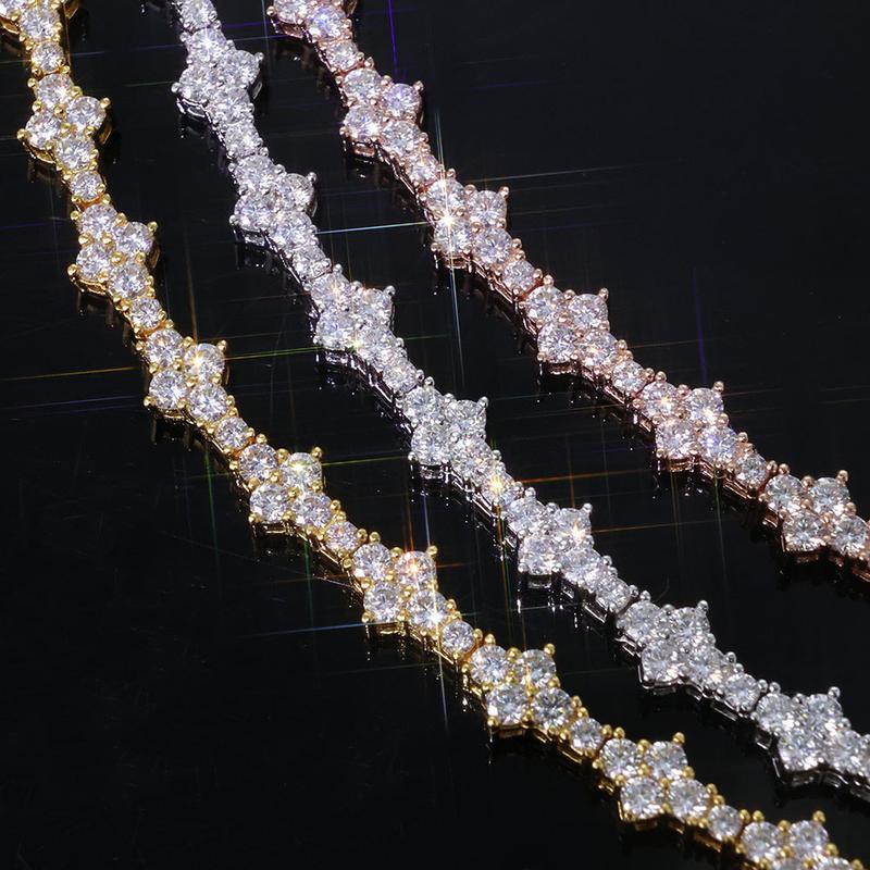 Viral 18K Gold Tennis Bracelet for Men Women, 6.5mm Classic CZ Chain with Premium Sparkle & Durable Tarnish-Proof Finish, Perfect Stackable Everyday & Party Jewelry