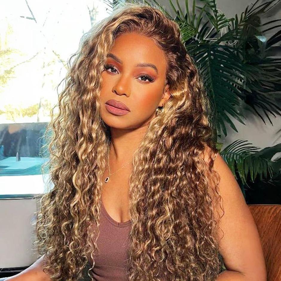 [NEW IN] YAWAWE HAIR Highlight Water Wave Pre Bleached Tiny Knots Pre Cut Lace 13X6 Wear Go Glueless Wigs With Drawstring Effortless Install Ear to Ear Human Hair Wigs For Beginners