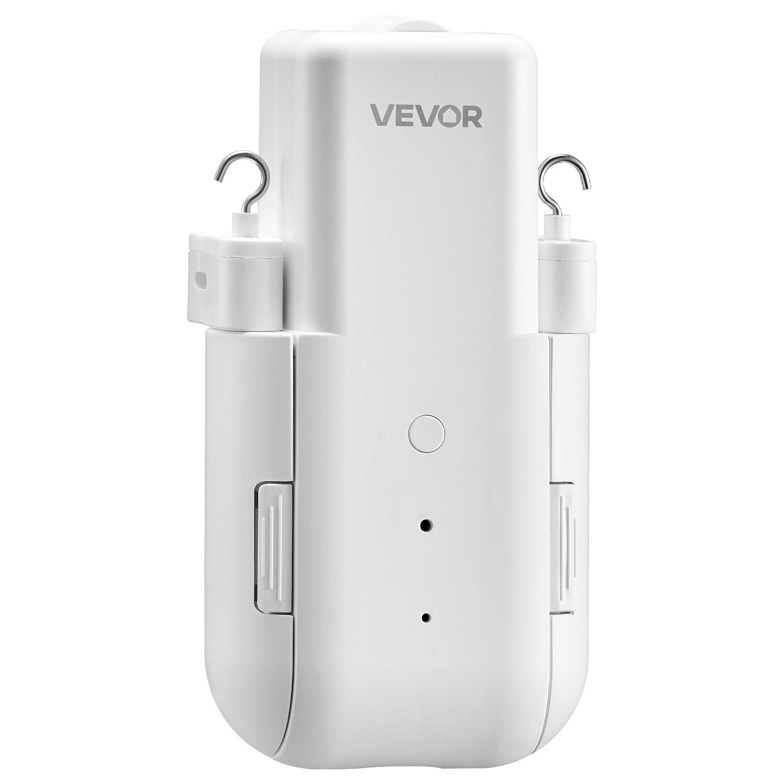 VEVOR Automatic Curtain Opener, 2 Pack, APP and Remote Control, Hub Included, Electric Smart Curtain Opener Compatible with Alexa and Google Home, Timed Opening and Closing, for Roman Rods, U/I Rails