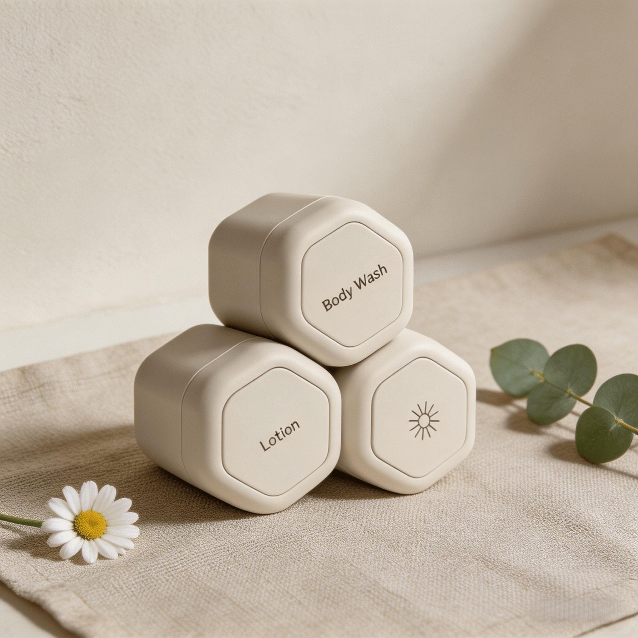 Travel Essentials Capsule Set, Portable Wash & Care Products, Compact Travel Capsules, Ideal for On-The-Go Use, Easy-To-Carry Containers