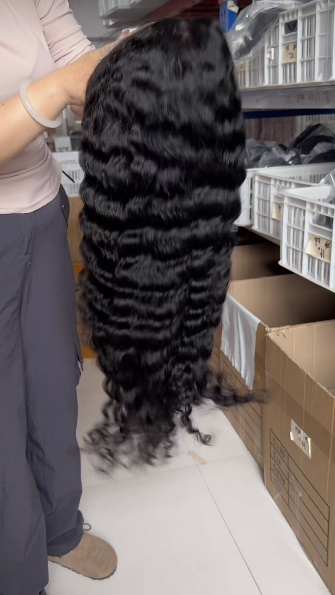 TikTokShopBlackFriday Bling Hair Deep Wave HD Transparent 13x4 Lace Front Human Hair Wig 13x6 Lace Frontal Wigs Brazilian For Black Women 180% Density Natural Color #dealsforyoudays