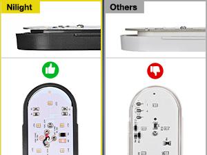 Nilight LED Trailer Light Kit 6 Inch Oval Stop Turn Tail Light Red Amber Side Marker Light Waterproof Surface Mount for 12V Utility Trailer Boat Camper RV Trucks Van Caravan  dealsforyoudays