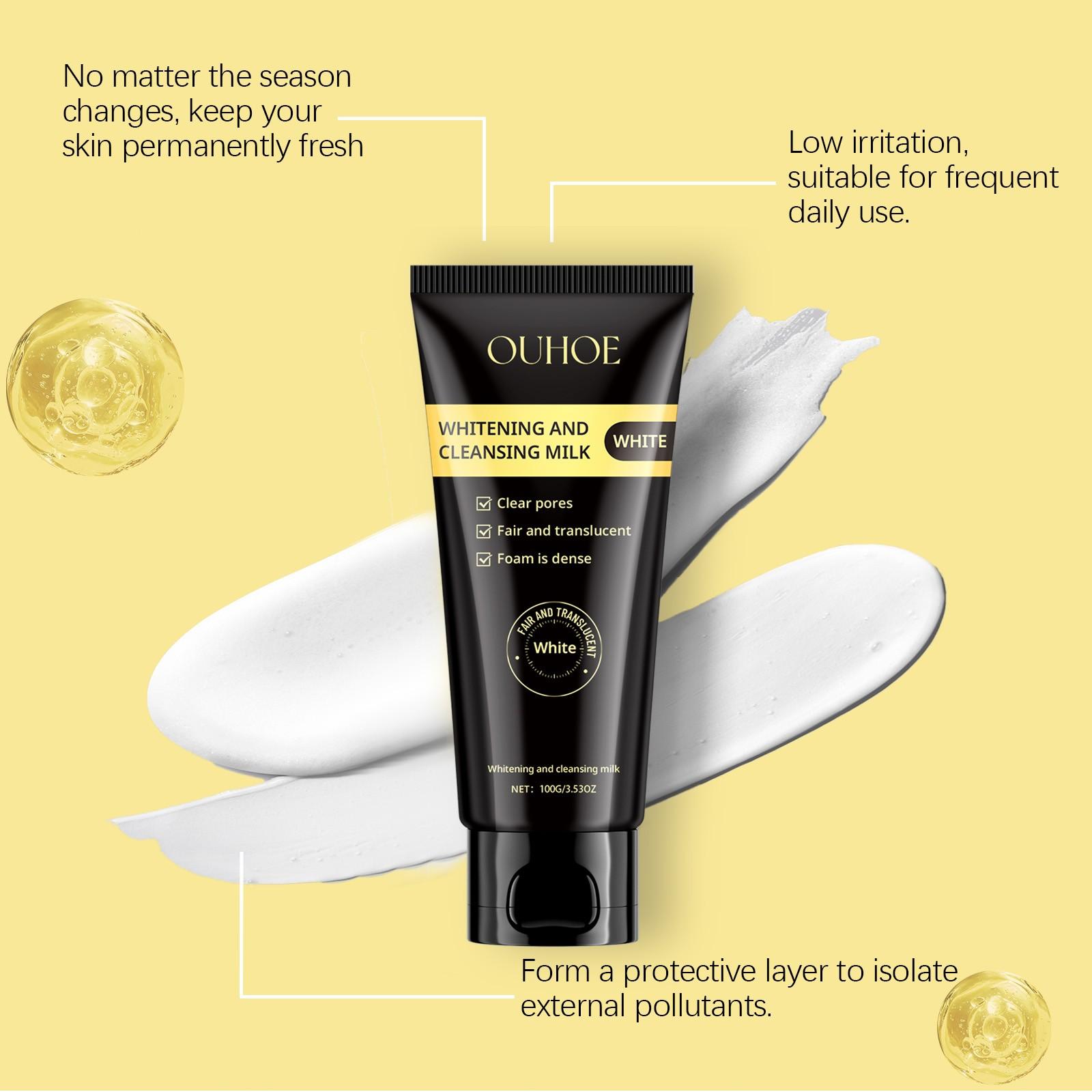 Niacinamide Brightening Cleanser 2-Pack, Deep Clean Hydrating Gentle Moisturizing, Non-Drying Whitening Face Wash, Soothing Skin Care