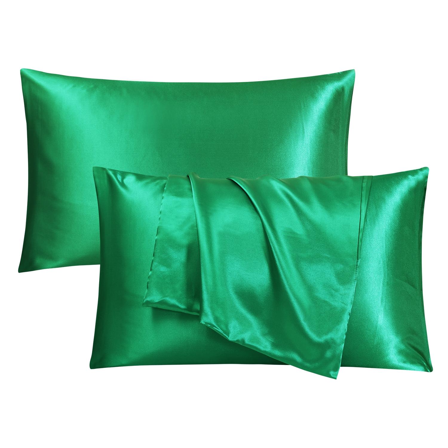 2-Piece Minimalist Solid Color Pillowcase Set Made From Premium Polyester Fabric, Skin-Friendly and Soft, Breathable and Comfortable, Durable and Wear-Resistant. Ideal for Bedroom, Sofa, and Living Room Home Decor. (Pillow Inserts Not Included)