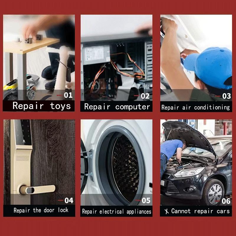 8 Piece Screwdriver Tool Set, Multi-Functional Home Furniture Repair Kit, Cr-V Interchangeable DIY Tools, Replaceable Screwdriver Bits, Precision Screwdriver, Easy Storage